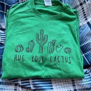 green graphic tee super cute and comfy!